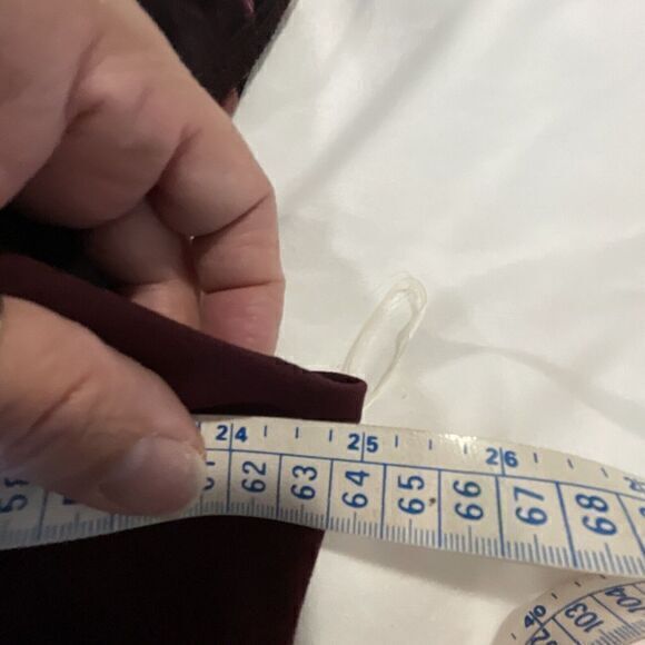 CONNECTED APPAREL Womens Burgundy Flora Cape Below The Knee Shift Dress Plus 20W - Picture 13 of 13